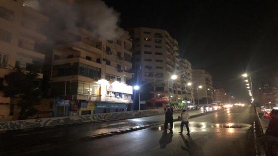 حريق شقة فى شارع ابو الهول
