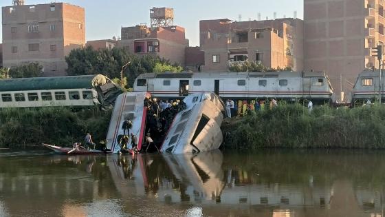 حادث قطار المنيا