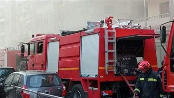 السيطرة على حريق بمبنى التأمين الصحى بالعمرانية دون اصابات