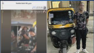 خلاف على الأجرة ينتهي باعتداء وإشارات مخلة.. ضبط سائق توك توك تعدى على سيدة