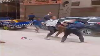 مشاجرة عنيفة بسبب خلاف على جمع زيوت المطاعم في الجيزة