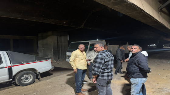 حى الهرم يواصل العمل ليلًا ونهارًا.. متابعة شاملة للإنارة بالقطاع الشمالي وحملات مكثفة لرفع الإشغالات بالجنوب