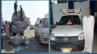 الداخلية تكشف ملابسات سير سيارة “ربع نقل” عكس الاتجاه وسقوط حمولتها بالجيزة