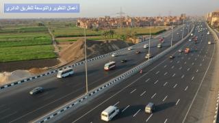 غلق جزئي بالطريق الدائري لتنفيذ أعمال مشروع الأتوبيس الترددى لمدة 6 أشهر