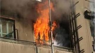 إصابة شاب في انفجار أسطوانة غاز داخل غرفة بسطح عقار في البساتين