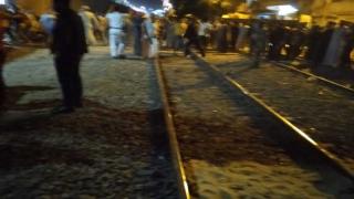 بتر ساق سيدة انزلقت من القطار في القليوبية