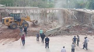 أزالة 6 عقارات مخالفة بالهرم والعمرانية والطالبية وجنوب..صور