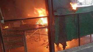 نشوب حريق بمطعم أبو عوف امتد لعقار بحدائق القبة والقوات تتدخل للسيطرة