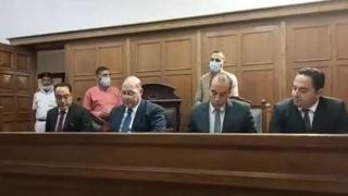 هيئة المحكمه اثناء النطق بالحكم