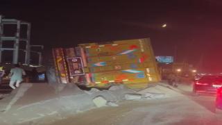 حادث مروع على الطريق الدائري بالمعادي.. اصطدام تريلا بـ7 سيارات يثير الذعر ويعطل الحركة المرورية