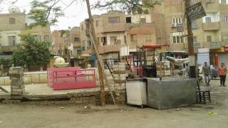 بالصور ..  السيطره على حريق بسرادق لبيع المواد الغذائية بمدينة ببا جنوب بنى سويف