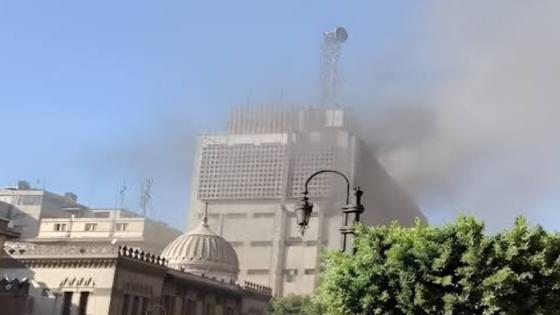 الحصر المبدئي: 4 متوفين و40 مصاباً حتى الآن فى حريق سنترال رمسيس 