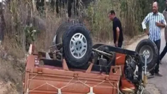 مأساة في النوبارية.. وفاة طفل وإصابة 9 في انقلاب تروسيكل ببنجر السكر