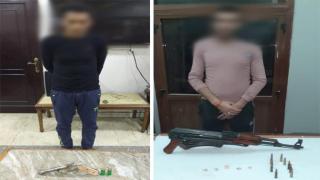 ضبط 3 متهمين بحوزتهم أسلحة نارية ومخدرات بدمياط