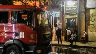 الحماية المدنية تسيطر على حريق محل في الإسكندرية