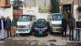سقوط عصابة سرقة السيارات في قبضة مباحث المعصرة