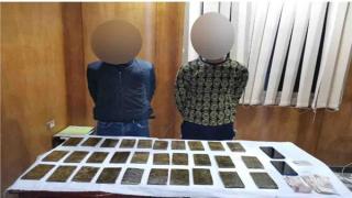 سقوط عنصرين اجراميين بحوزتهما 31 كيلو حشيش بقنا