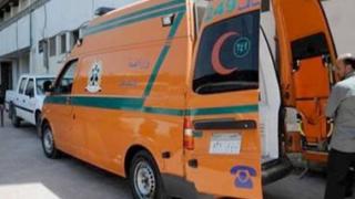 إصابة 15 عاملا بحادث تصادم في كفر الشيخ