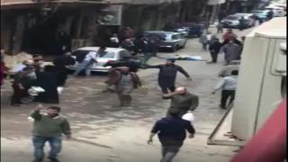 تفاصيل محاولة ذبح حلاق وسط الشارع بالهرم