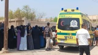 إصابة 6 عمال في سقوط صبة خرسانية بعقار تحت الإنشاء ببنها