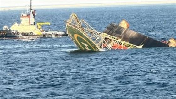 التحفظ على مهندس حفار البترول الغارق بجبل الزيت لحين انتهاء التحقيقات