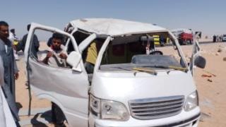 بمدينة 6 أكتوبر.. إصابة 7 أشخاص إثر انقلاب سيارة ميكروباص أعلى أحد الطرق