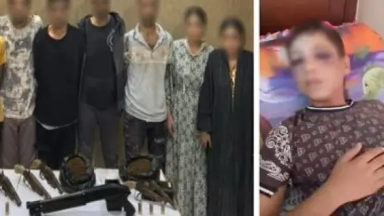 القبض على تشكيل عصابي في حلوان بعد اعتداء أحد أفراده على طفل.. أسلحة ومخدرات وضبط 6 متهمين بينهم سيدتان