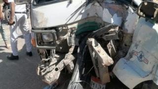 تصادم ميكروباص وتريلا في الأقصر يُسفر عن 8 وفيات و6 مصابين
