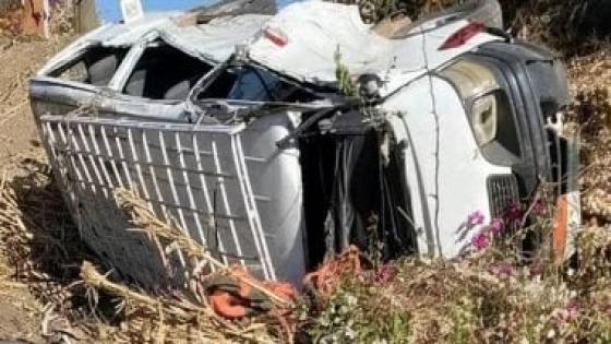 7 مصابين في حادث انقلاب ميكروباص بمدينة 6 أكتوبر