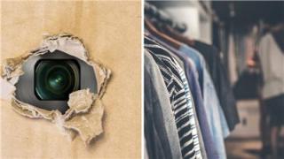 “بيصور الزباين”.. غرفة تغيير ملابس السيدات تكشف حقيقة ترزي حريمي بالمنصورة