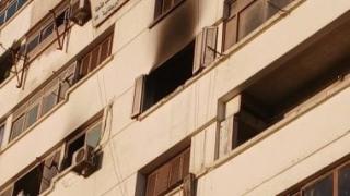 السيطرة على حريق شقة سكنية أعلى مديرية الأوقاف بالغربية