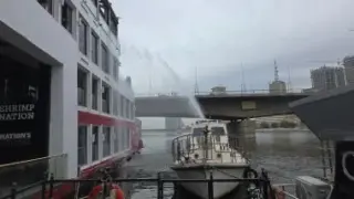 السيطرة على حريق مركب نيلية بقصر النيل دون إصابات