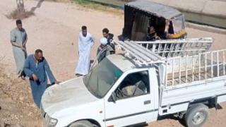 إصابة 3 مواطنين في حادث تصادم سيارة ربع نقل وتروسيكل بقرية الأشراف في قنا