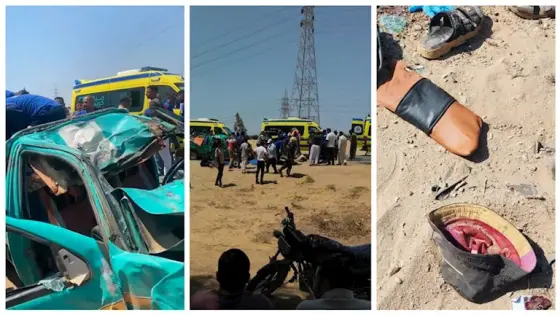 النيابة تكشف سبب حادث «الدواويس» بالإسماعيلية.. انفجار إطار وراء مصرع 18 وإصابة 30