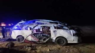 إصابة 8 أشخاص في انقلاب سيارة ميكروباص على طريق أسيوط الصحراوي الغربي