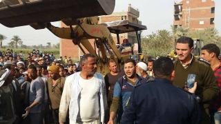 مصرع وإصابة 7 أشخاص نتيجة انهيار سقف مسجد بابوجنشو ابشواي بالفيوم اثناء تجهيزه