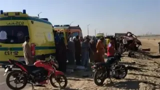 مصرع 4 أشخاص وإصابة 60 آخرين في حادثين مروعين على صحراوي المنيا..تحرك أمني وتحقيقات لكشف الملابسات