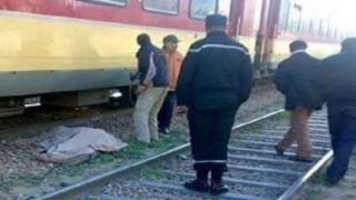 مصرع مسنة اسفل عجلات قطار بالمنيا