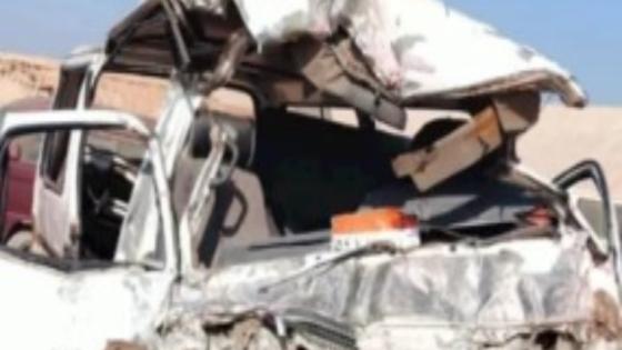 فتاة تعيش لحظات رعب بعد حادث الطريق الصحراوي بالمنوفية