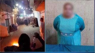 سيدة تثير الذعر في عين شمس.. زجاجات تطاير من الشرفة وسباب للجيران