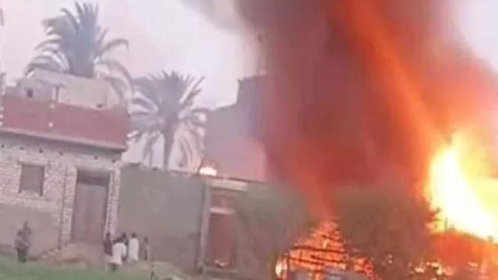 تضامن سوهاج ينتهي من حصر منازل متضرري حرائق برخيل استعدادًا للتعويض