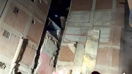 انهيار عقار خالٍ من السكان بشارع راغب في الإسكندرية دون إصابات