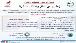 الحكومة تعلن عن مسابقة لتعيين ٢١٣ موظفا بالهيئة العامة للأبنية التعليمية