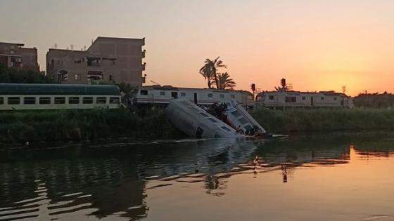 حادث قطار المنيا