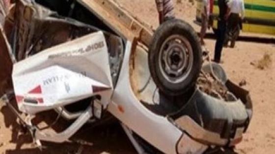 مصرع شخص وإصابة 4 آخرين في حادث تصادم مروع بأوسيم