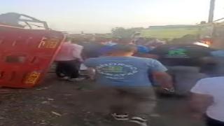 إصابة 6 أشخاص في حادث تصادم على الطريق الإقليمي بالمنوفية