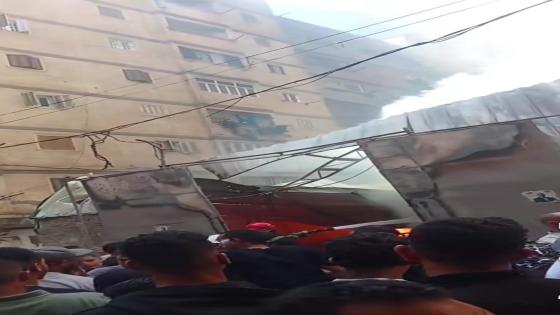 حريق هائل يلتهم مخزن بلاستيك وخردة بالإسكندرية.. والدفع بـ10 سيارات إطفاء