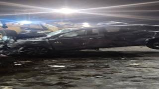 مصرع شخص وإصابة اثنين في حادث تصادم أمام مول مصر بأكتوبر