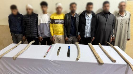 ضبط طرفي مشاجرة بالأسلحة البيضاء في الشرقية وإحالتهم للنيابة