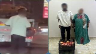 القبض على لص سرق قفصين فاكهة من سيارة ربع نقل أثناء عبورها مطب صناعي بالقليوبية